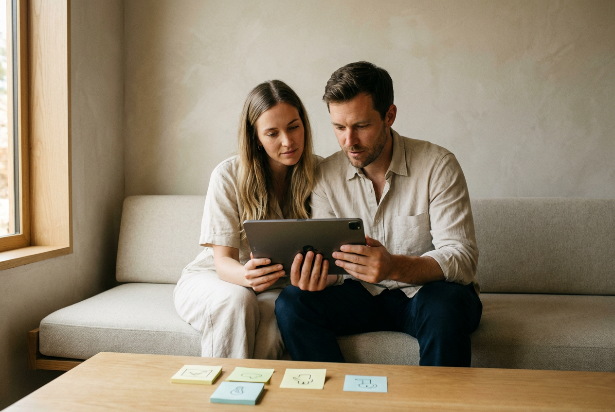 Most couples are not comparing packages. They’re trying to understand how you work.