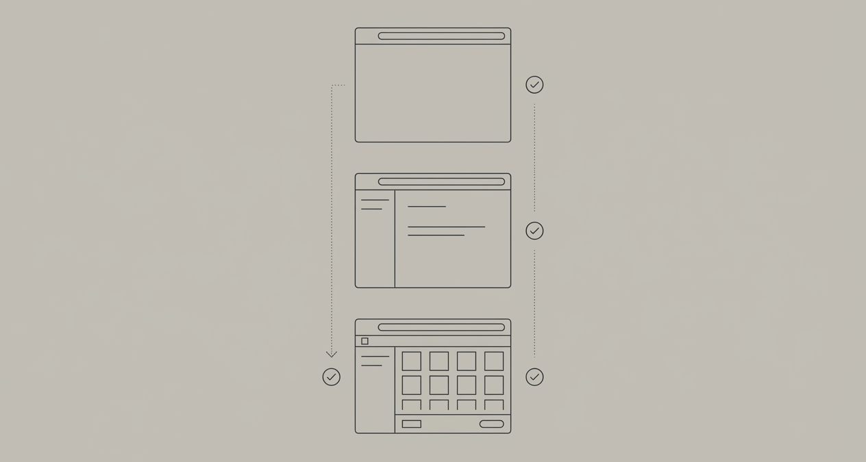Essentials vs premium website structure.