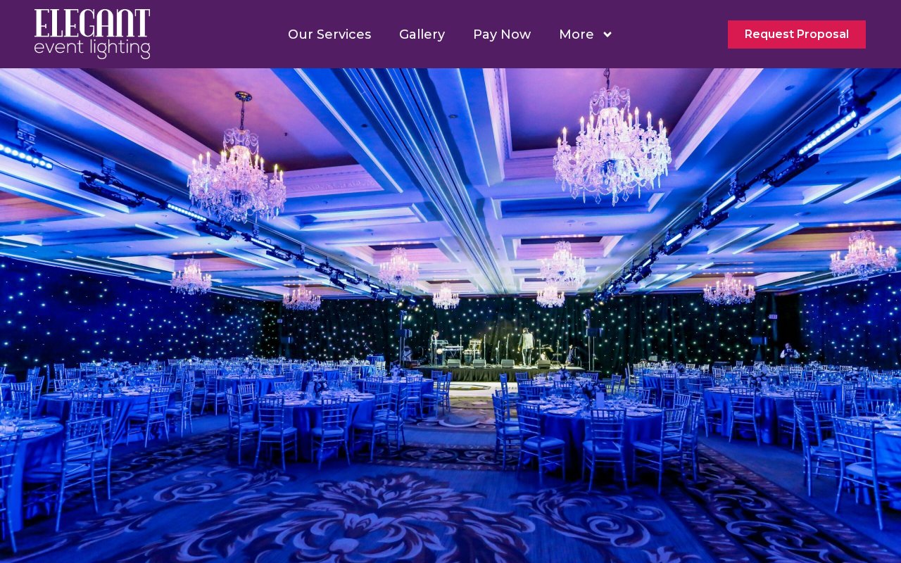 Elegant Event Lighting