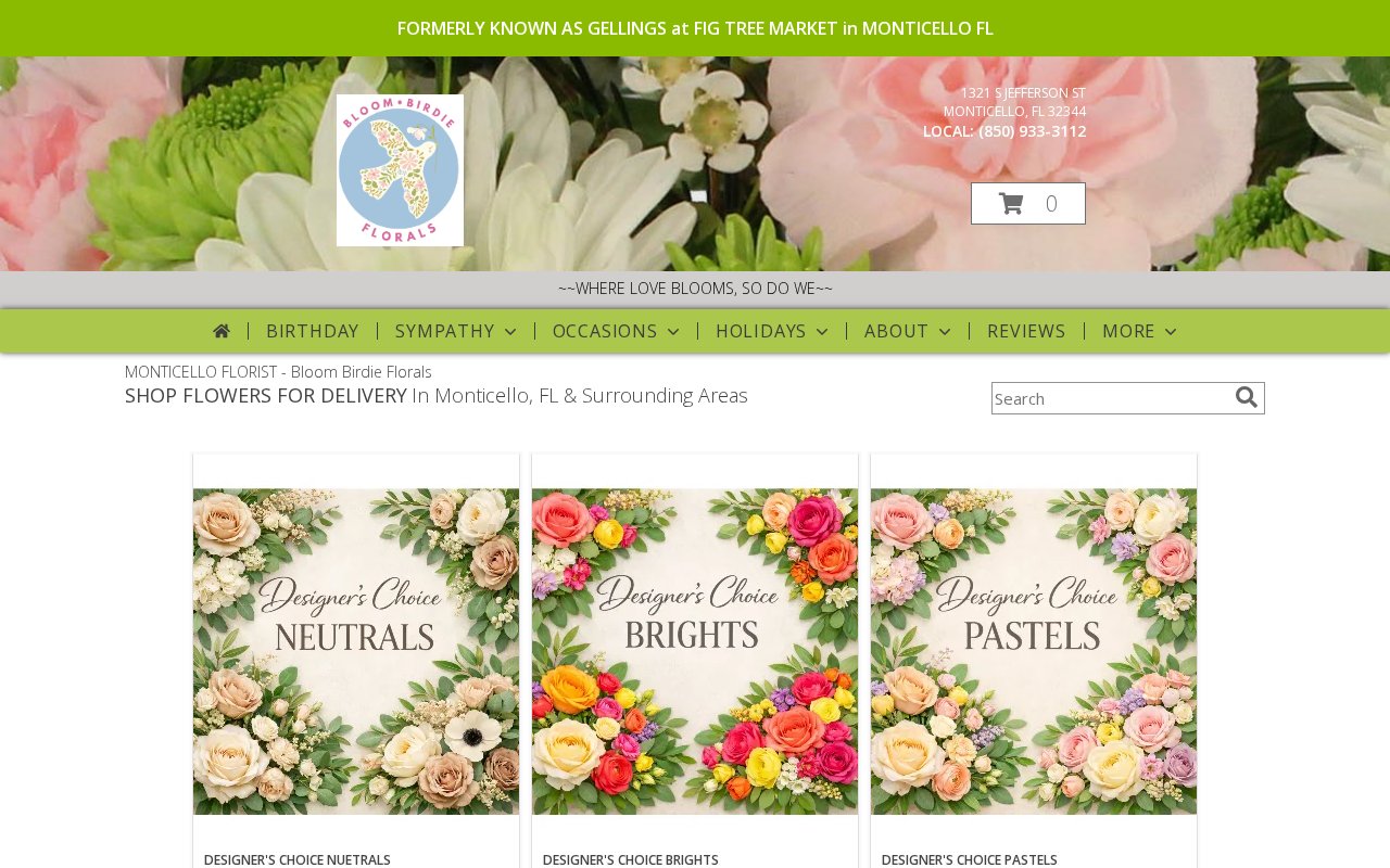 Bloom Birdie Florals