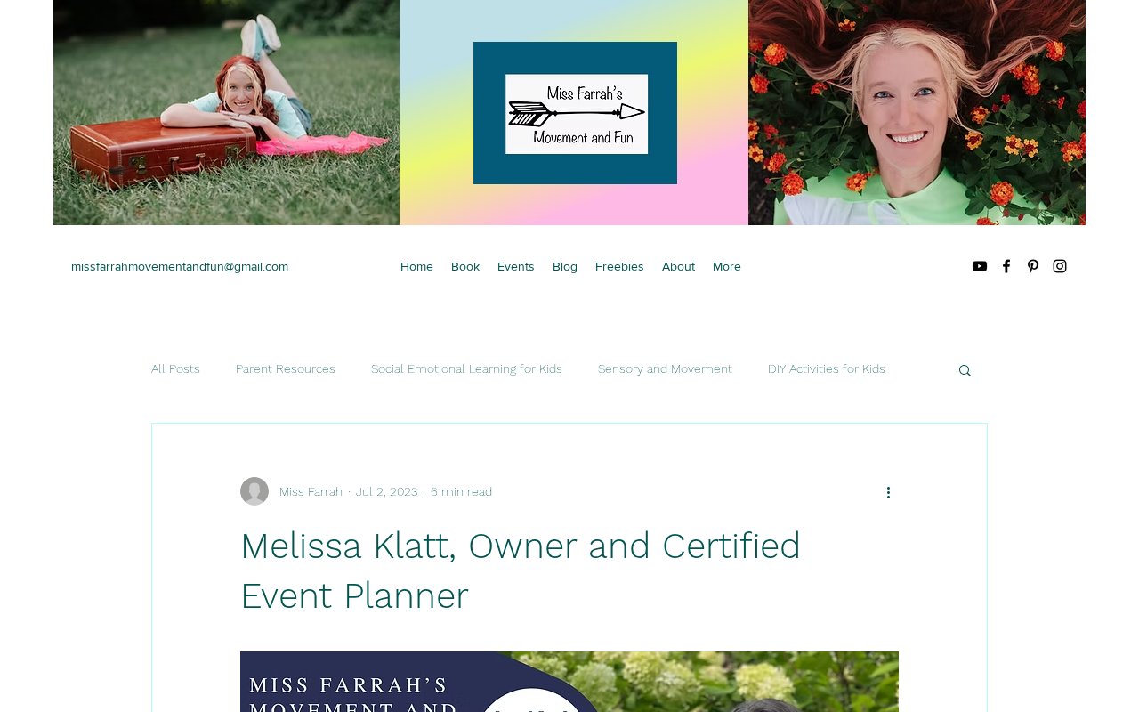 Melissa Klatt Event Planner