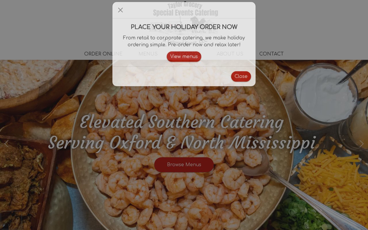 Taylor Grocery Special Events Catering