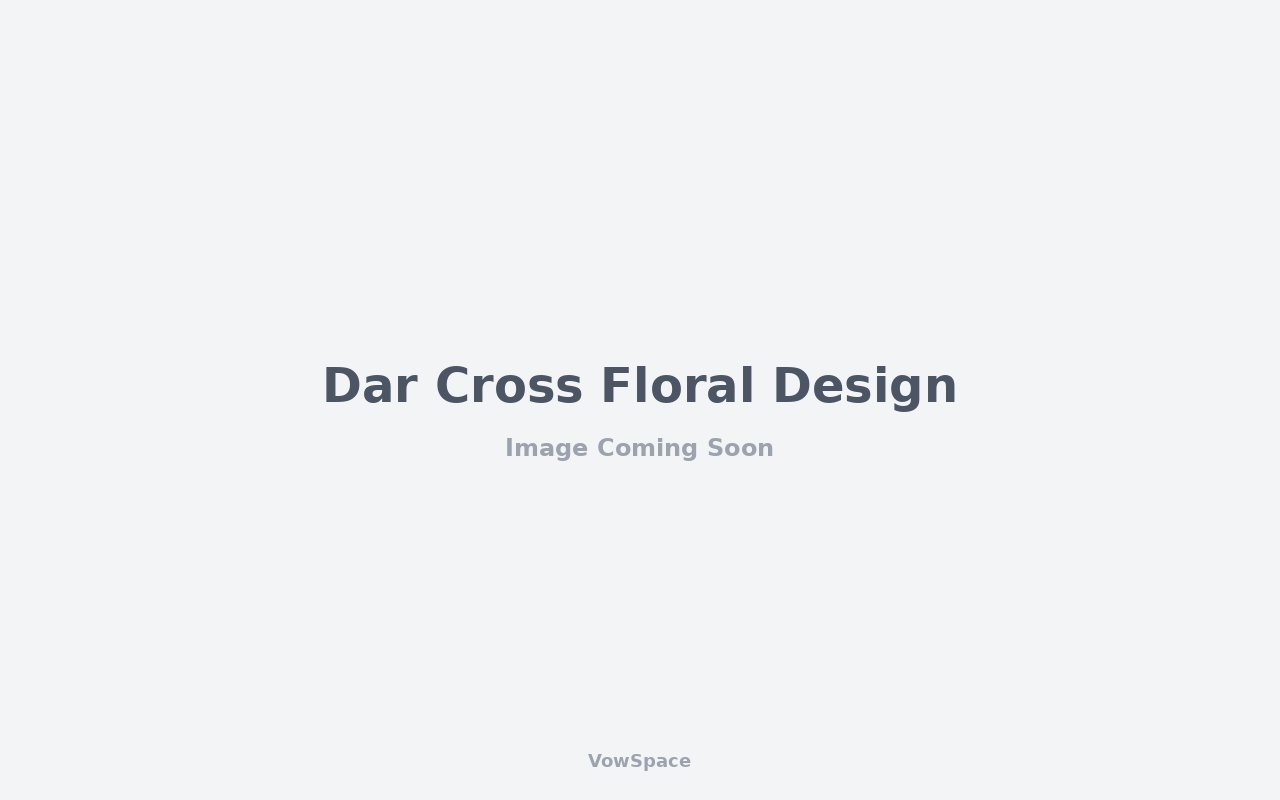 Dar Cross Floral Design