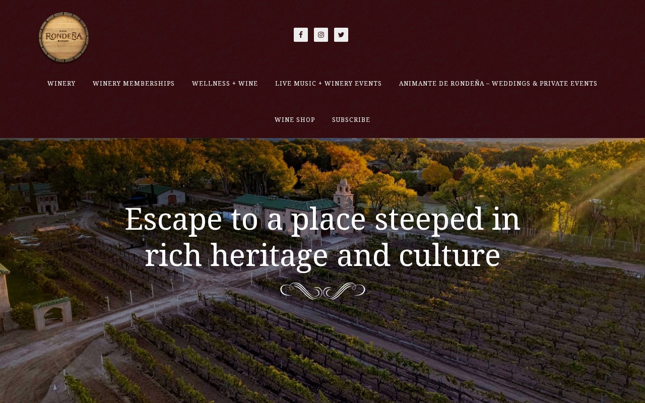 Casa Rondena Winery