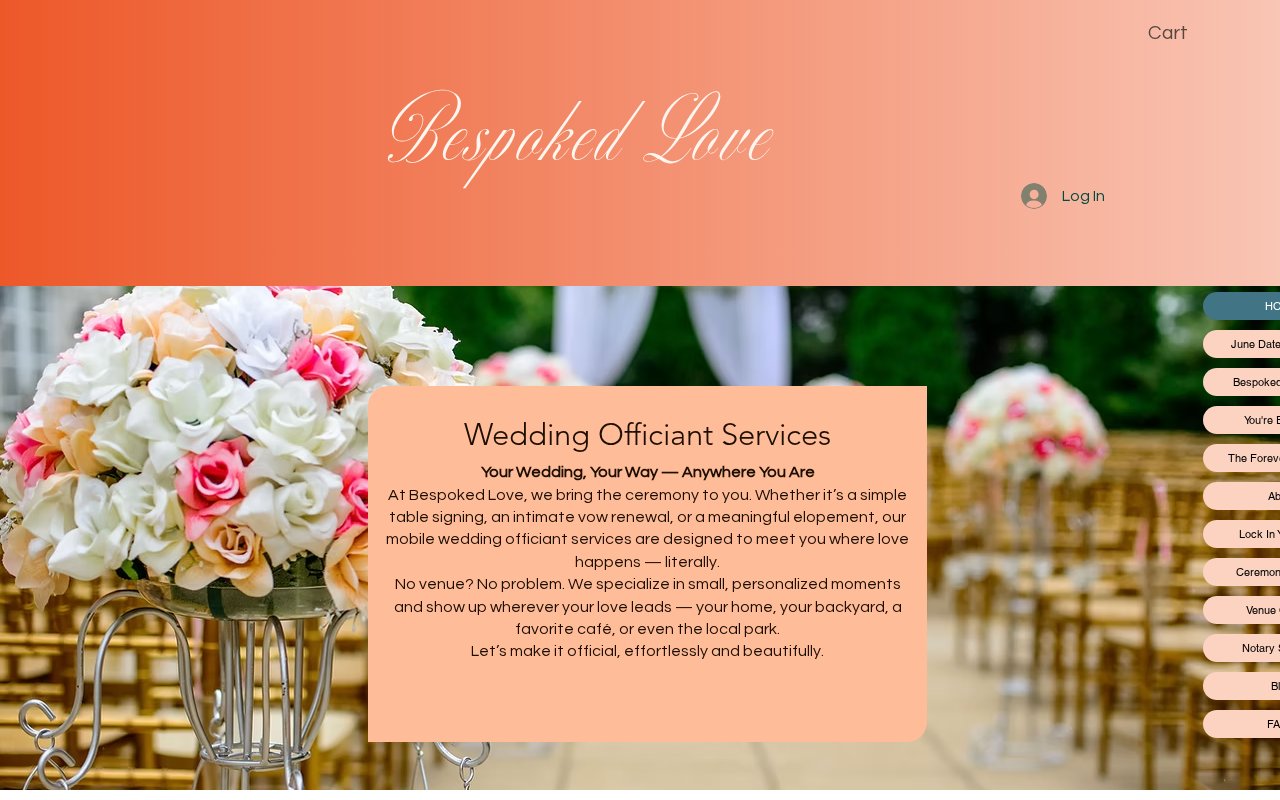 Bespoked Love - Wedding Officiant