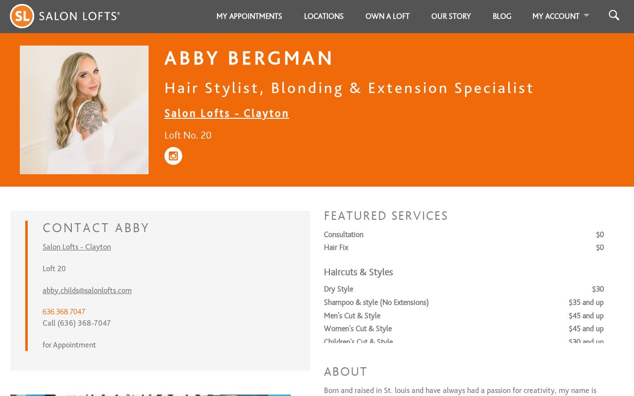Abby Bergman Hair Stylist