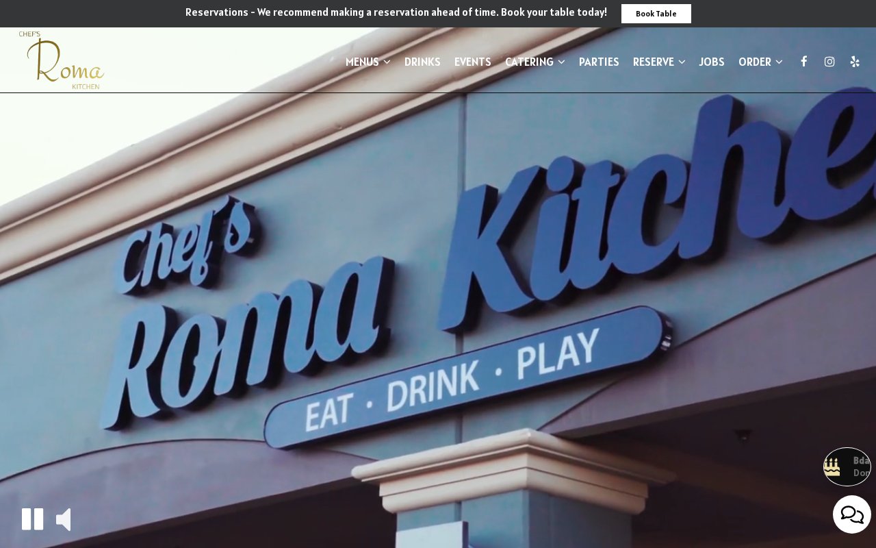 Chef's Roma Kitchen