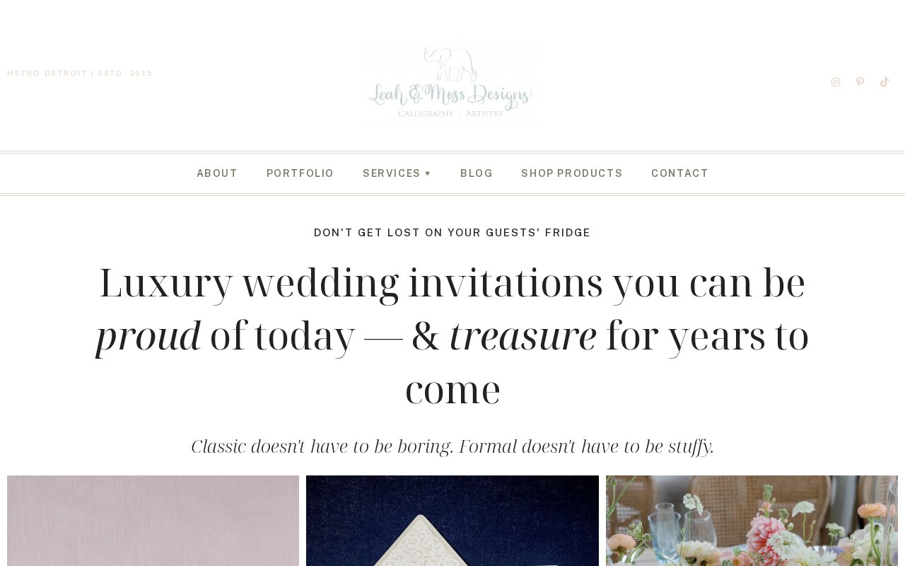 Leah E. Moss Designs
