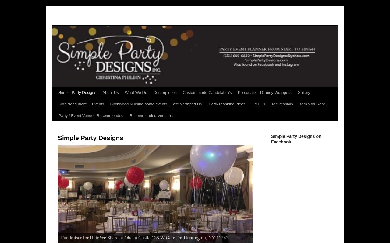 Simple Party Designs