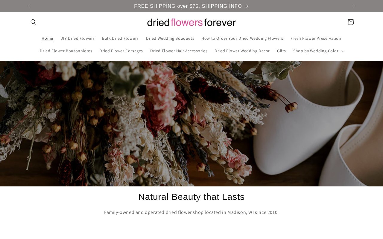 Dried Flowers Forever