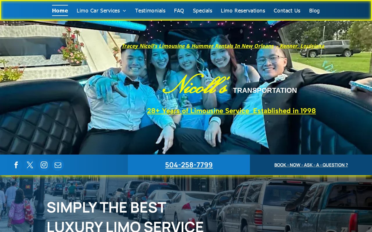 Tracey Nicoll's Limousine & Hummer Rentals