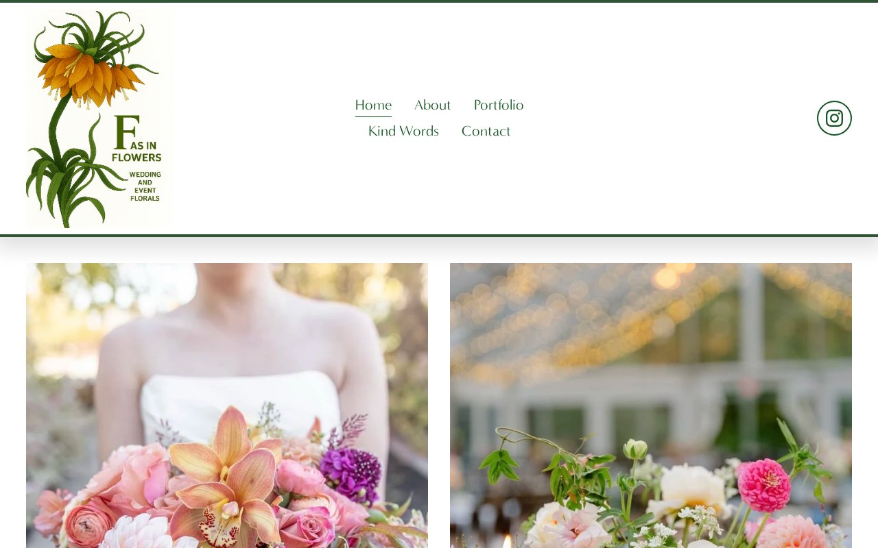 F... As In Flowers