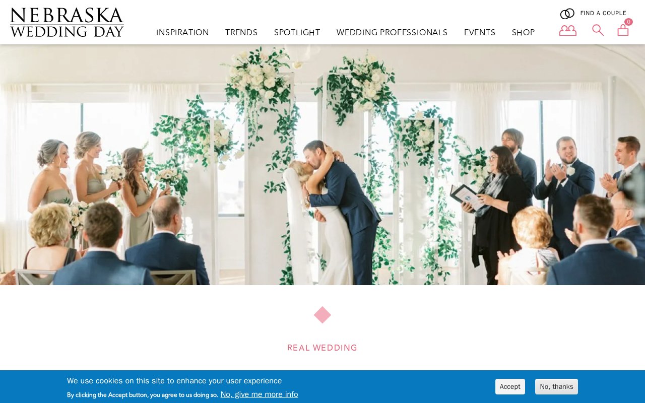 Light and Lush Wedding