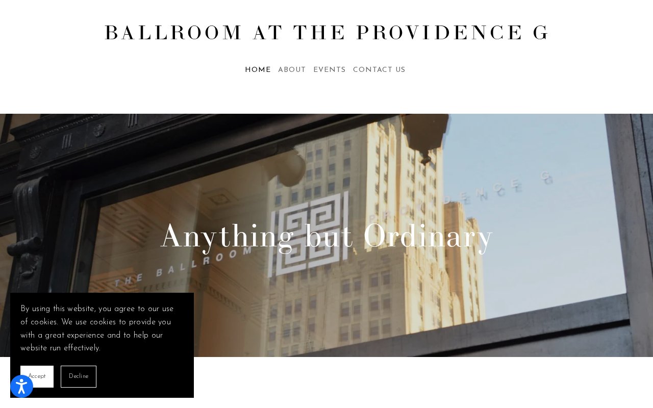 Ballroom at the Providence G