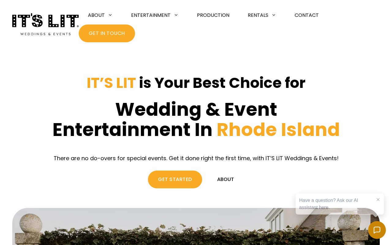 IT'S LIT Weddings & Events