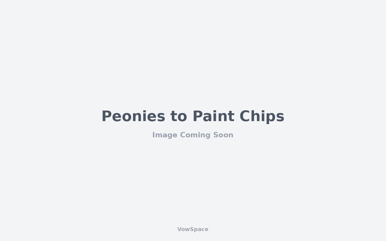 Peonies to Paint Chips